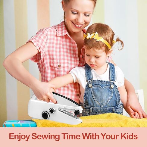 Hand Held Sewing Machines, Hand Held Sewing Machines For Adults with Test Fabric(Not second-hand), Portable Easy To Use Heavy Duty Rechargeable Hand Cordless Sewing Machine for Jeans, Fabric, Denim in Kuwait