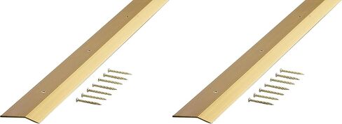M-D Building Products 72256 Smooth 1-3/8-Inch by 72-Inch Carpet Trim, Satin Brass in Saudi Arabia