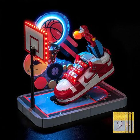 إضاءة LED متوافقة مع Lego 43021 Nike Dunk Trickshot ، مجموعة الضوء المتوافقة مع Lego Nike Dunk Trickshot 43021 ، غير متضمن النموذج in Saudi Arabia