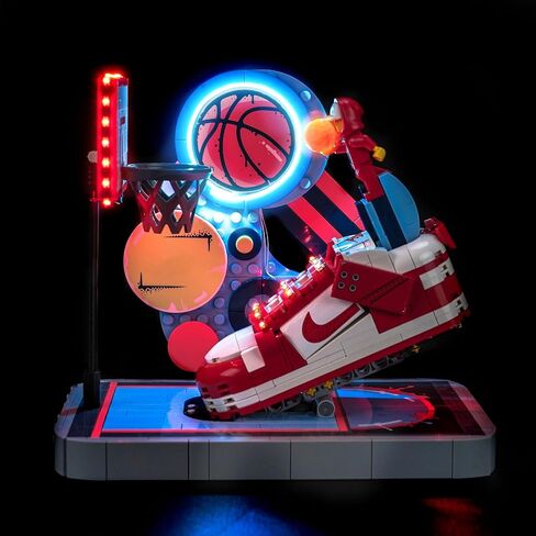 إضاءة LED متوافقة مع Lego 43021 Nike Dunk Trickshot ، مجموعة الضوء المتوافقة مع Lego Nike Dunk Trickshot 43021 ، غير متضمن النموذج in Saudi Arabia