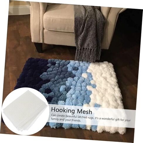 Doitool DIY Mesh Latch Hook Making Canvas Tapestry Mesh للحرف اليدوية مواد صياغة متينة وعملية للوقايات in Saudi Arabia