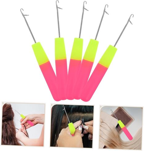 Bestyash 5pcs Dreadlock Crochet Hook Hook Hook Tool Tool Tool For Boys and Girls Micro Praids Professional Salon Use in Kuwait