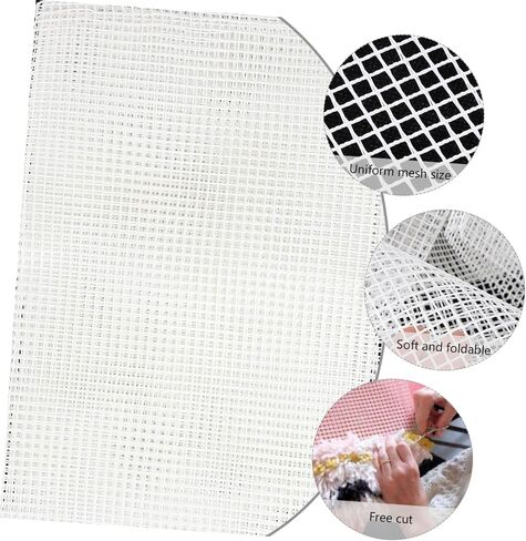 Gadpiparty DIY Mesh Brug Tool Canvas Craft Tool لسجاد سجادة النسيج والشبكة الدائمة والعملية للمشاريع الإبداعية in Kuwait