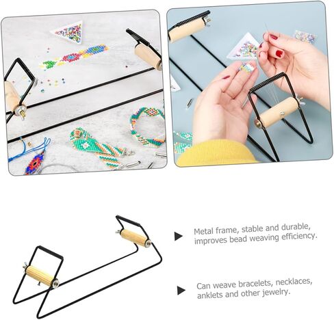 HOMSFOU DIY أداة الديكور السوار الخفيفة الوزن النسيج إمدادات سهلة الاستخدام لإطار لصنع سوار سريع لعشاق الحرف والمبتدئين in Saudi Arabia