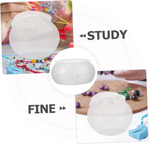 HOMSFOU Beading Spinner Bowl for Electric Beading Device Efficient Jewelry Making Tool for Bracelets Necklaces and DIY Crafts Durable Plastic Design for Easy Bead Stringing in Saudi Arabia