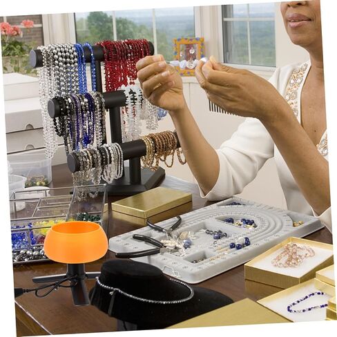 UonlyTech 1SET USB electric bead spinner أداة صياغة الديكور مع الإبرة لمجوهرات DIY صنع حبة سريعة فعالة لمحبي الحرفية in Kuwait