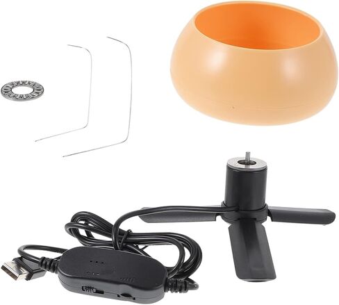 GADPIPARTY 1SET DIY Beading Bowl مع إبر منحنية محمولة الدوار للخرز الكهربائي للخرز السريع USB مدعوم من مشاريع المجوهرات وعشاق DIY in Saudi Arabia