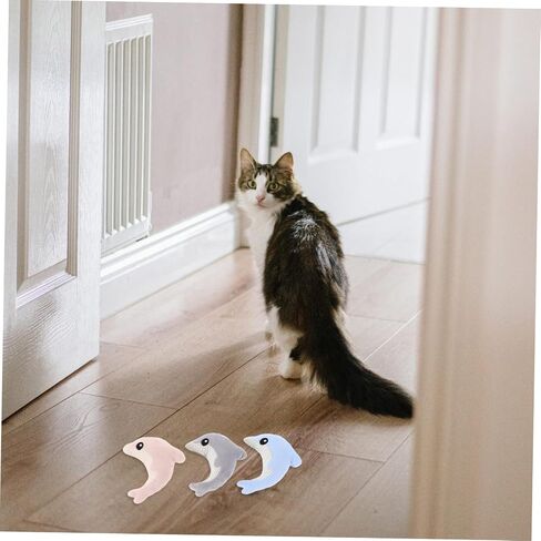 3pcs Plush Toys Interactive Soft Chew Indoor Cats and Kittens Fun and Stimulating Playtime in Saudi Arabia