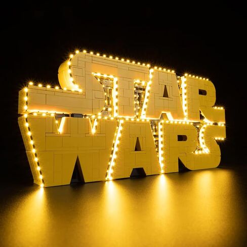 Light Kit for Lego 75407 Brick-Built Star Wars Logo, Compatible with Star Wars Set (Not Include Model, Lighting Kit Only) in Saudi Arabia
