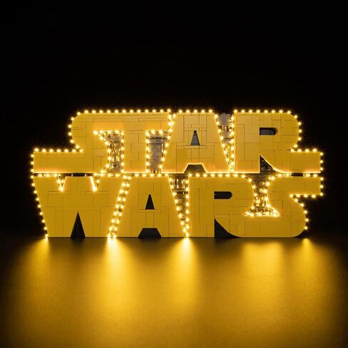 Light Kit for Lego 75407 Brick-Built Star Wars Logo, Compatible with Star Wars Set (Not Include Model, Lighting Kit Only) in Saudi Arabia
