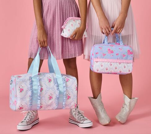 iscream 17" x 11" Duffle Bag with Sturdy Nylon Exterior for Sport and Travel with Adjustable Strap - Sweet Patchwork in Saudi Arabia