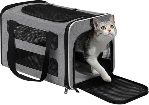 Cat Carrier Soft-Sided Travel Bag for Medium to Large Cat Over 15lbs in Saudi Arabia