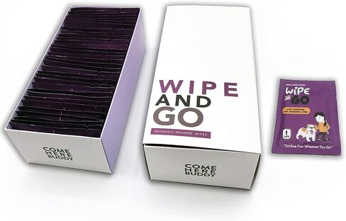 Dog Wipes - Individually Packaged - Hypoallergenic and Fragrance Free - Dog & Cat Face Paw & Butt Cleaner in Saudi Arabia