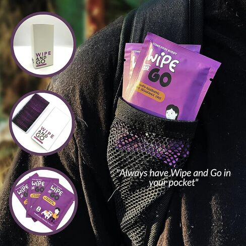 Dog Wipes - Individually Packaged - Hypoallergenic and Fragrance Free - Dog & Cat Face Paw & Butt Cleaner in Saudi Arabia