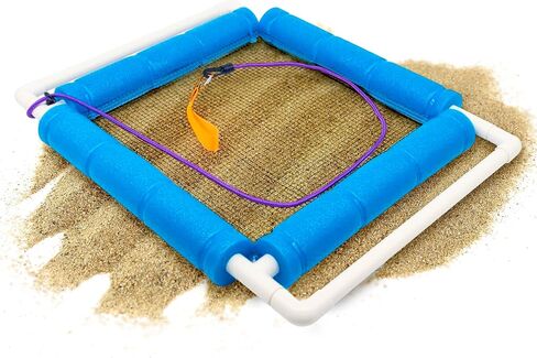 RELODECOR BEATHCOMBING SHARK TOUN SIFTER - SIFTER رمل خفيف الوزن لأسنان القرش والصيد الأحفوري ، متين مع قبضة مريحة وحزام معصم in Kuwait
