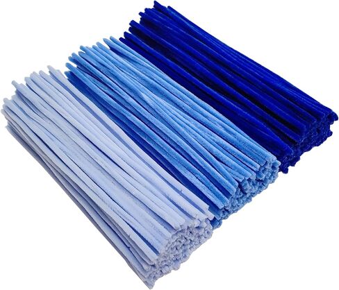 Yyuengtak 300pcs أنابيب أنابيب أخضر كبيرة (3 نغمة أخضر مختلفة) - منظفات أنابيب حرفية رقيقة للفنون والحرف ، مثالية لصنع الزهور والحيوانات والزخارف (12 × 0.24 بوصة) ، سيقان تشنيل in Saudi Arabia
