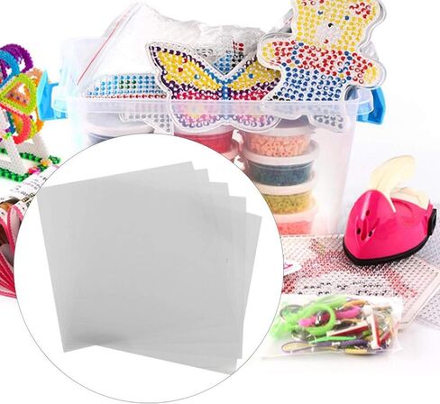 10Pcs Beads Ironing Paper, DIY Thermostability Ironing Papers Beads Accessories for Kids Beads Craft in Saudi Arabia