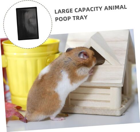 Yardwe 2pcs Pet Piss pet poop cage tray tray dog ​​crate bottry tresh replication presentory presentory treshy for dog cages rack for rabbit cage tron in Kuwait