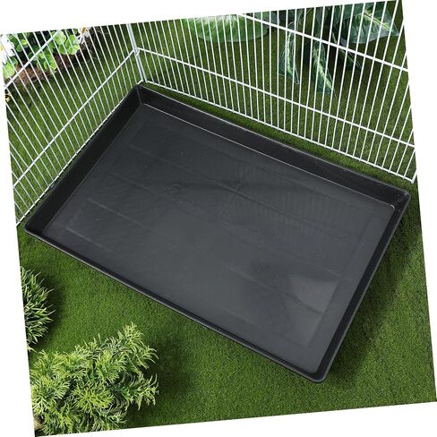 Milisten 2Pcs Bird Toilet Pan Durable Leakproof Bird Cage Bottom Tray Dog Crate Holder for Easy Cleanup Odor Resistant Bunny Potty Tray in Saudi Arabia