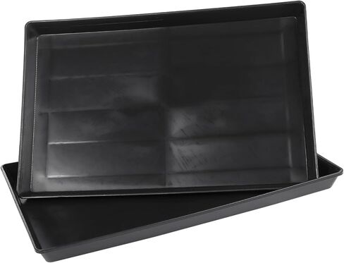 Vanzack 2pcs صينية قفص للطيور للطيور الأرانب الصغيرة الكلاب الصغيرة متينة المرحاض مقاومًا لمقاومة الرائحة سهلة إلى أسفل صناديق الكلاب. in Saudi Arabia