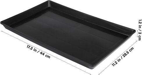 Vanzack 2pcs صينية قفص للطيور للطيور الأرانب الصغيرة الكلاب الصغيرة متينة المرحاض مقاومًا لمقاومة الرائحة سهلة إلى أسفل صناديق الكلاب. in Saudi Arabia