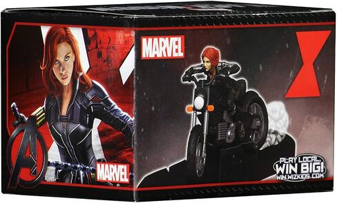 Wizkids Marvel Heroclix: Black Widow Movie - أسود أرملة مع دراجة نارية in Saudi Arabia