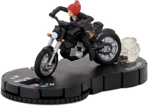 Wizkids Marvel Heroclix: Black Widow Movie - أسود أرملة مع دراجة نارية in Saudi Arabia