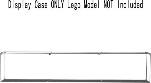 Acrylic Display Case Compatible with Lego 76444 Alley Wizarding Shops Dustproof Clear Display Box(NOT Included The Model) in Saudi Arabia