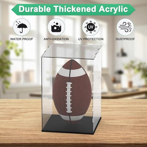 Clear Acrylic Display Case, 12 x 12 x 8 Inch Assemble Clear Acrylic Display Box Dustproof for Action Figures/Model/Statues/Collectibles/Doll/Toys/Home Storage in Saudi Arabia