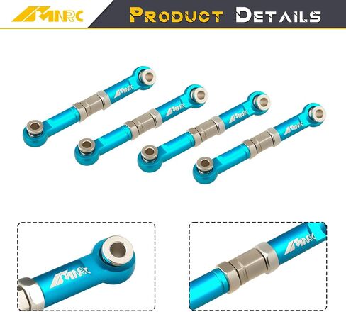4pcs alum leum stering turnbuckles camber tie tie rol inticage for hypergo 1/16 h16bm h16pl h16gt h16dr16209 in Saudi Arabia