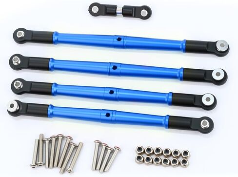 ألومنيوم سبيكة التوجيه ROD ROD TURNBUCKLES TINGROM RODS ترقية أجزاء لأرما 1/8 KRATON Outcast Talion 6S BLX (أحمر) in Saudi Arabia
