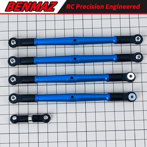 ألومنيوم سبيكة التوجيه ROD ROD TURNBUCKLES TINGROM RODS ترقية أجزاء لأرما 1/8 KRATON Outcast Talion 6S BLX (أحمر) in Saudi Arabia