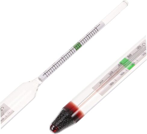 1Set Salinity Hydrometer for Aquarium Accurate Water Density Lightweight Glass Test Tool for Saltwater Easy to Use for Fish Tanks and Swimming Pools in Saudi Arabia
