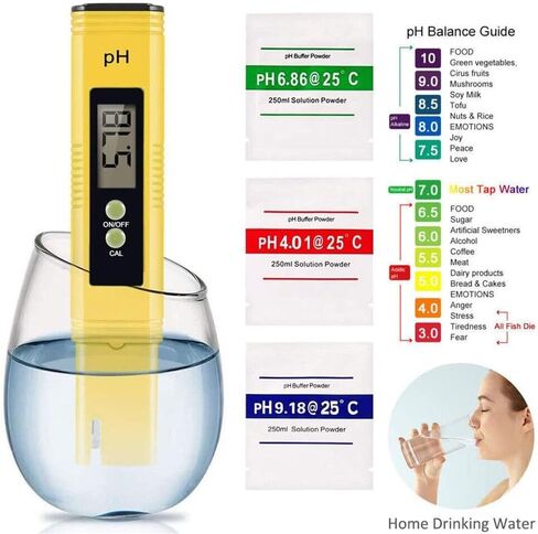 LCD Digital Electric PH Meter Tester Pocket Hydroponics Aquarium Water Test in Saudi Arabia