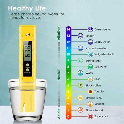 LCD Digital Electric PH Meter Tester Pocket Hydroponics Aquarium Water Test in Saudi Arabia