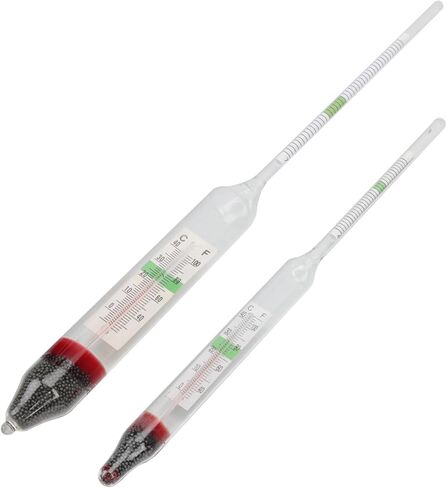 1Set High Precision Salinity Hydrometer with Temperature Gauge for Aquariums Durable Glass Salinity for Freshwater Saltwater Fish Tanks for Aquaculture Water in Saudi Arabia