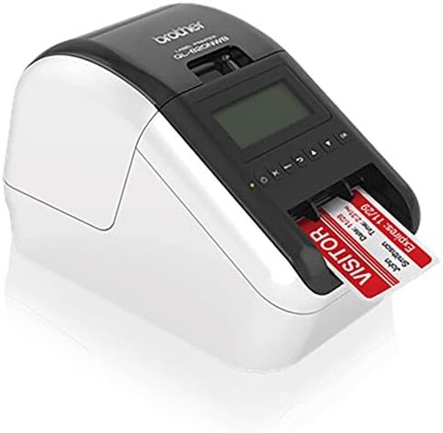 Brother Professional Ultra Flexible Label Printer with Wired, Wireless and Bluetooth Connectivity, White - 300 x 600 dpi, Backlit Monochrome LCD Display, Auto Cut - Cbmoun USB_Extension_Cable in Saudi Arabia