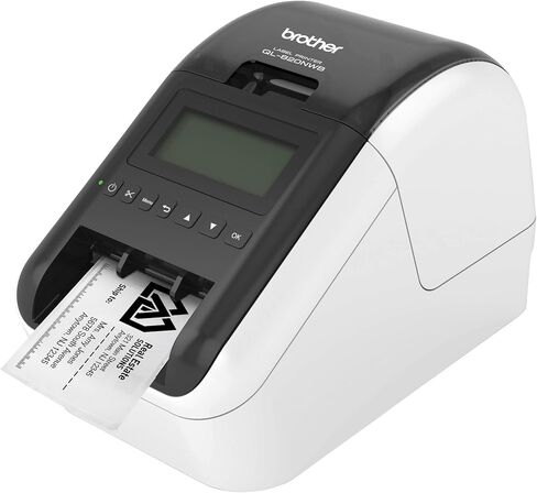Brother Professional Ultra Flexible Label Printer with Wired, Wireless and Bluetooth Connectivity, White - 300 x 600 dpi, Backlit Monochrome LCD Display, Auto Cut - Cbmoun USB_Extension_Cable in Saudi Arabia