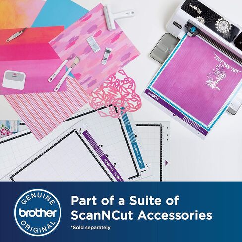 Brother ScanNCut Mat CAMATS12, 12" x 12" Scanning Mat, Non-Tack to Convert Materials into Custom Designs ( Packaging May Vary ) in Saudi Arabia