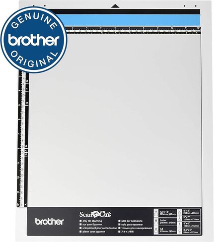 Brother ScanNCut Mat CAMATS12, 12" x 12" Scanning Mat, Non-Tack to Convert Materials into Custom Designs ( Packaging May Vary ) in Saudi Arabia