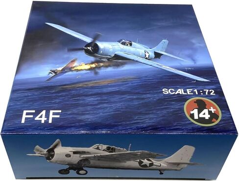 Dagijird Simulation Alloy Aircraft Model 1:72 Alwii WWII US Navy F4F Wildcat Fighter Model in Kuwait