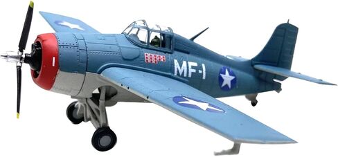 Dagijird Simulation Alloy Aircraft Model 1:72 Alwii WWII US Navy F4F Wildcat Fighter Model in Kuwait