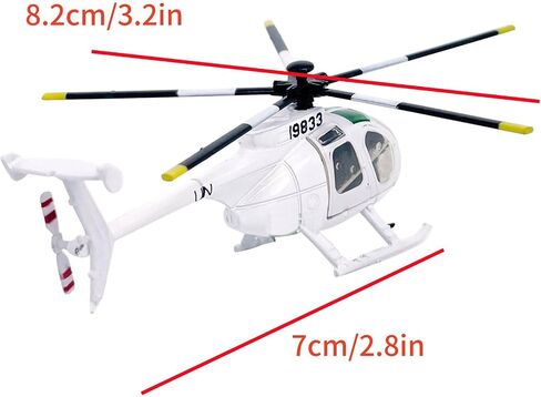 Zezefufu 1: 100 سبيكة US Army MH-6 Little Bird Helicopter Model Model Model New New in Saudi Arabia