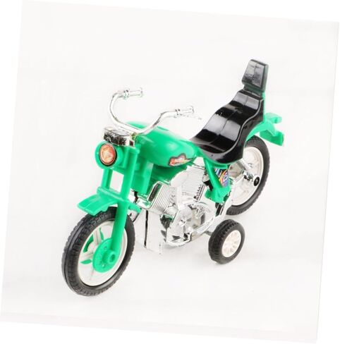 Toyvian 4pcs Mini Plastic Inertial Motorbike Pull Back Friction Powered Motorcycle Models Educational Safe Play in Saudi Arabia