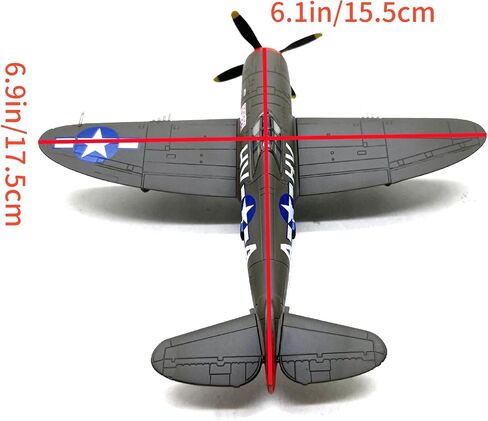 Dagijird Simulation Alloy Aircraft Model 1:72 Alwii WWII USAAF P-47 Thunderbolt Model in Saudi Arabia
