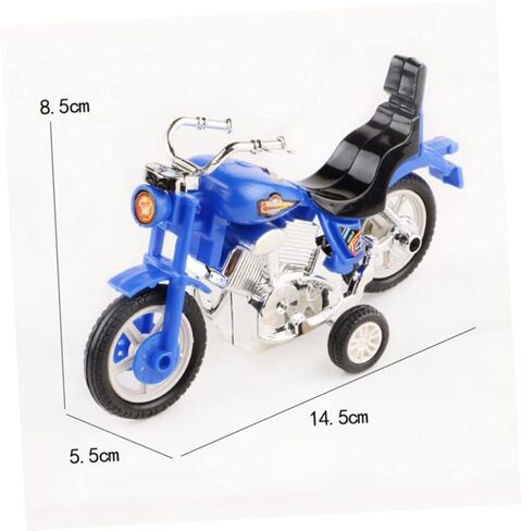 Besportble 4pcs Mini Plastic Motorcy Procited Fricked Paricted طرازات دراجة نارية بالقصور الذاتي تسحب الهدايا in Saudi Arabia