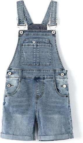 KIDSCOOL SPACE Girls Shorts,Baby Little Girls Stretchy Denim Slim Summer Shortalls in Saudi Arabia