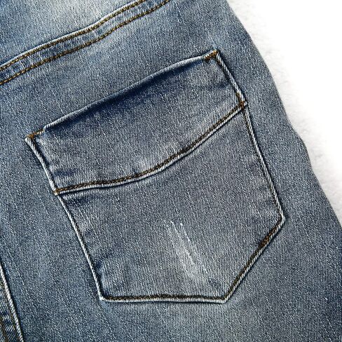 KIDSCOOL SPACE Girls Shorts,Baby Little Girls Stretchy Denim Slim Summer Shortalls in Saudi Arabia