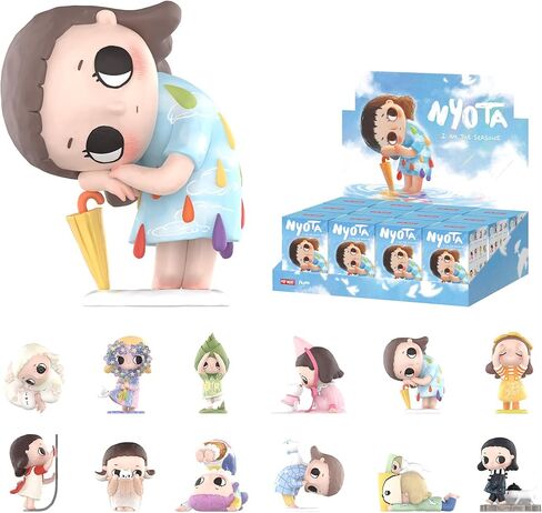 POP MART Nyota I Am The Seasons Series Blind Box Figures, Random Design Action Figures Collectible Toys Home Decorations, Holiday Birthday Gifts for Girls and Boys, Single Box in Saudi Arabia