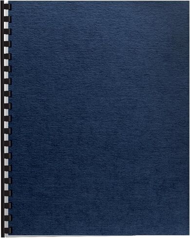 أغطية العرض التقديمي Classic Linen Formes® ، 8 1/2 "11" ، Navy ، حزمة 200 in Kuwait